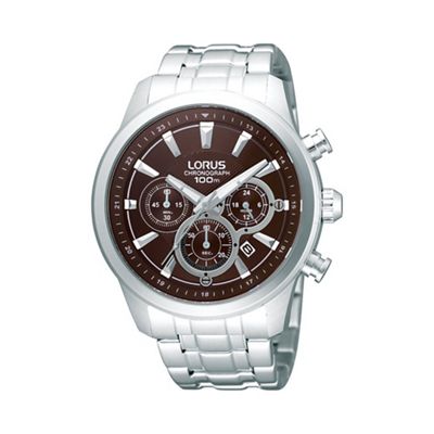 Men's stainless steel chronograph watch rt359ax9